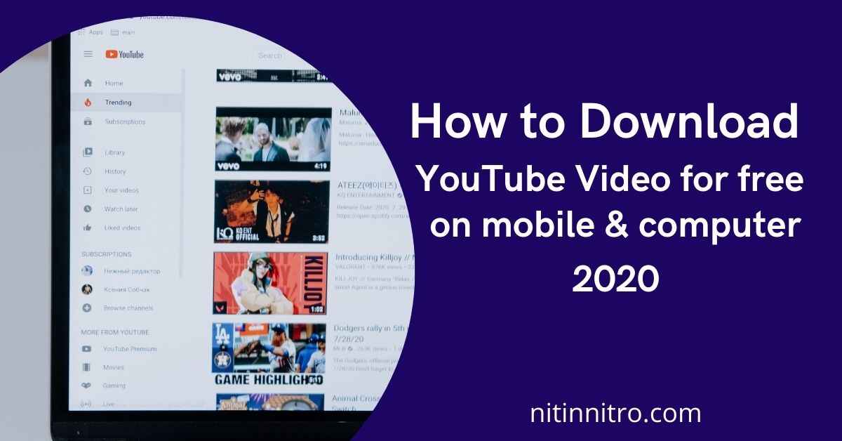 How to Download YouTube Video for free mobile