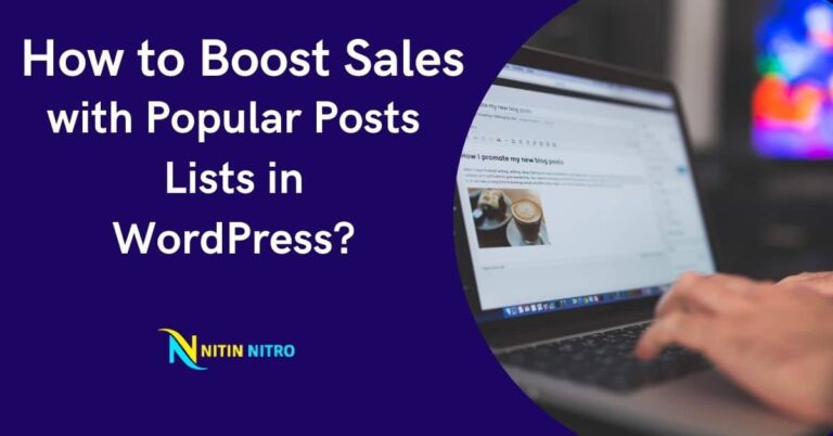 How to boost with Popular Posts Lists in WordPress
