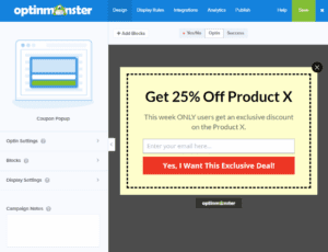Customize Your Popup Coupon