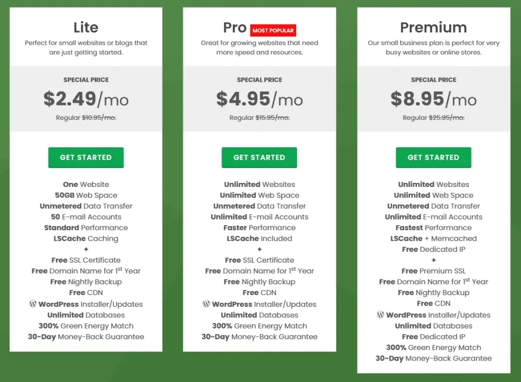 Greengeeks review
