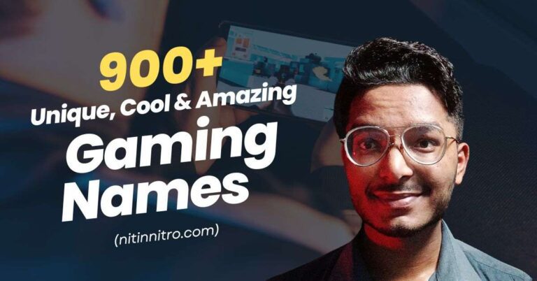 900+ unique gaming names for youtube channel