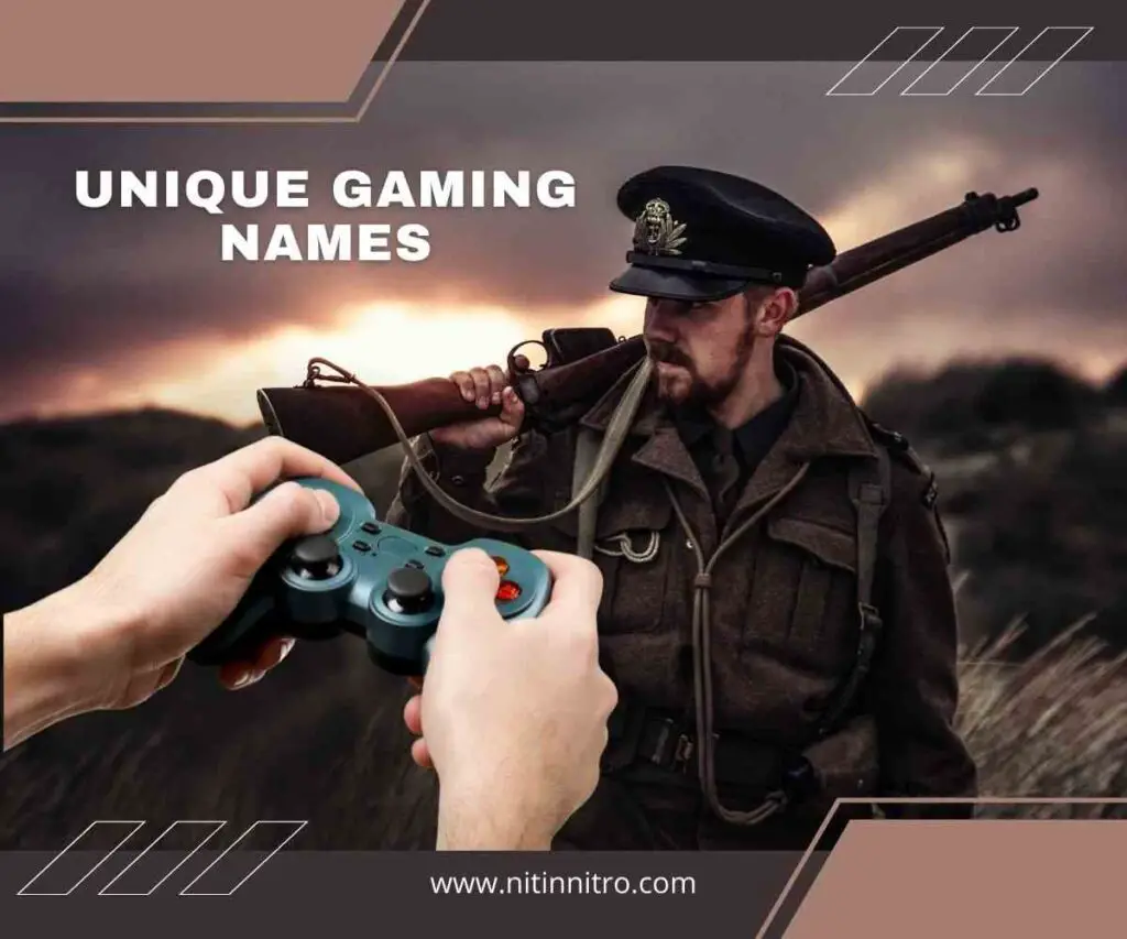 Unique Gaming Name For YouTube Channel
