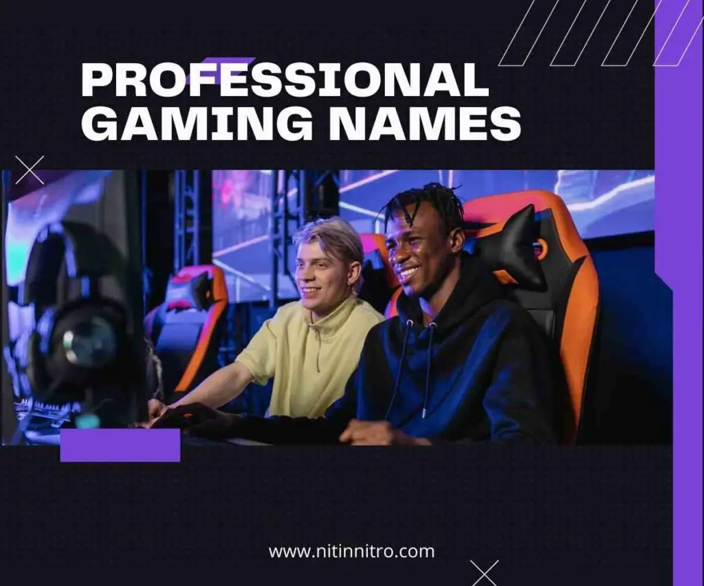 Gaming Name For YouTube Channel For Professional Gamers 
