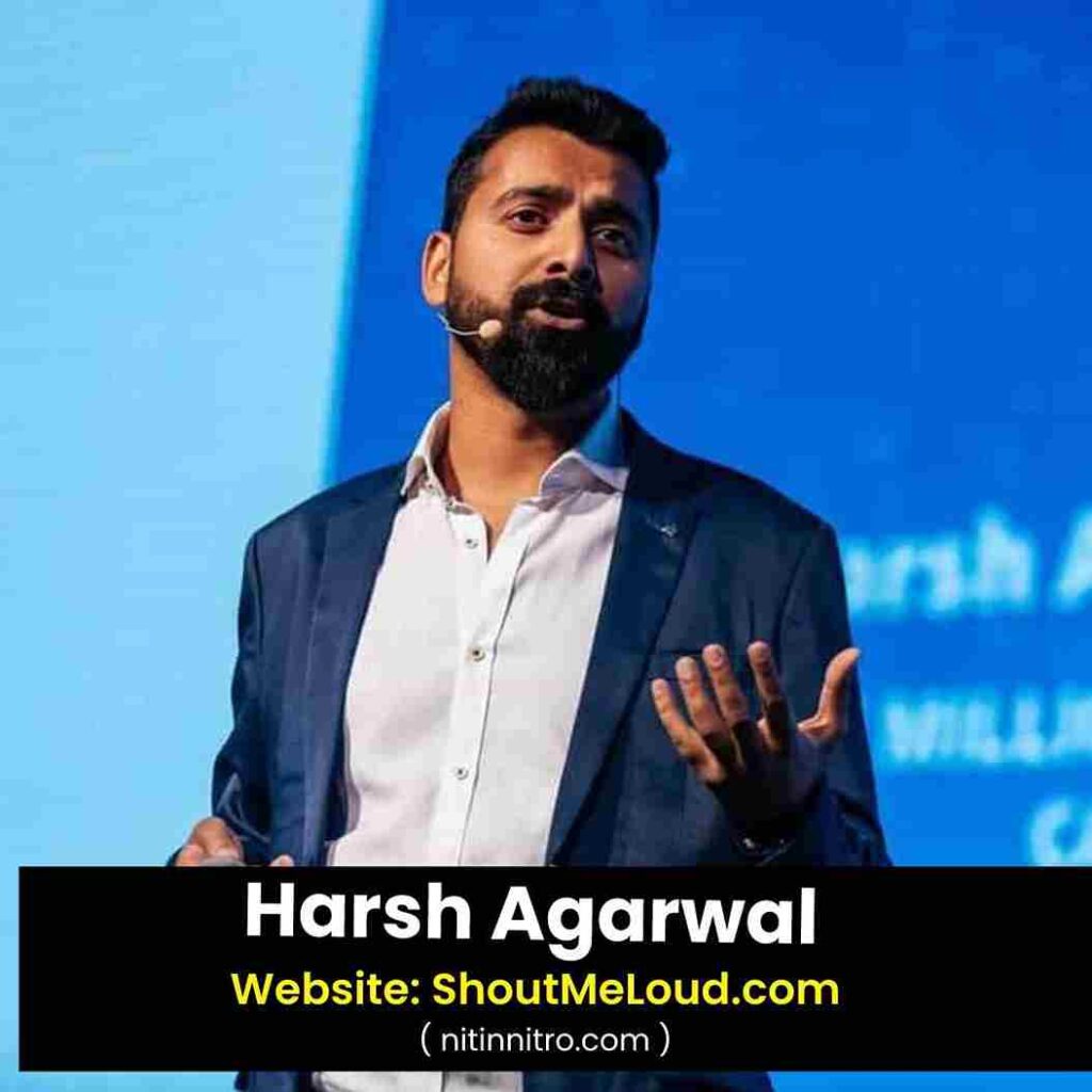 #3. Harsh Agarwal | Best Bloggers in India