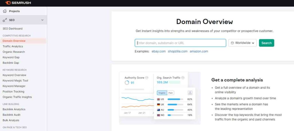 Semrush tool- seotooladda