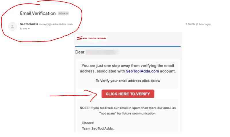 seo tool adda email verification
